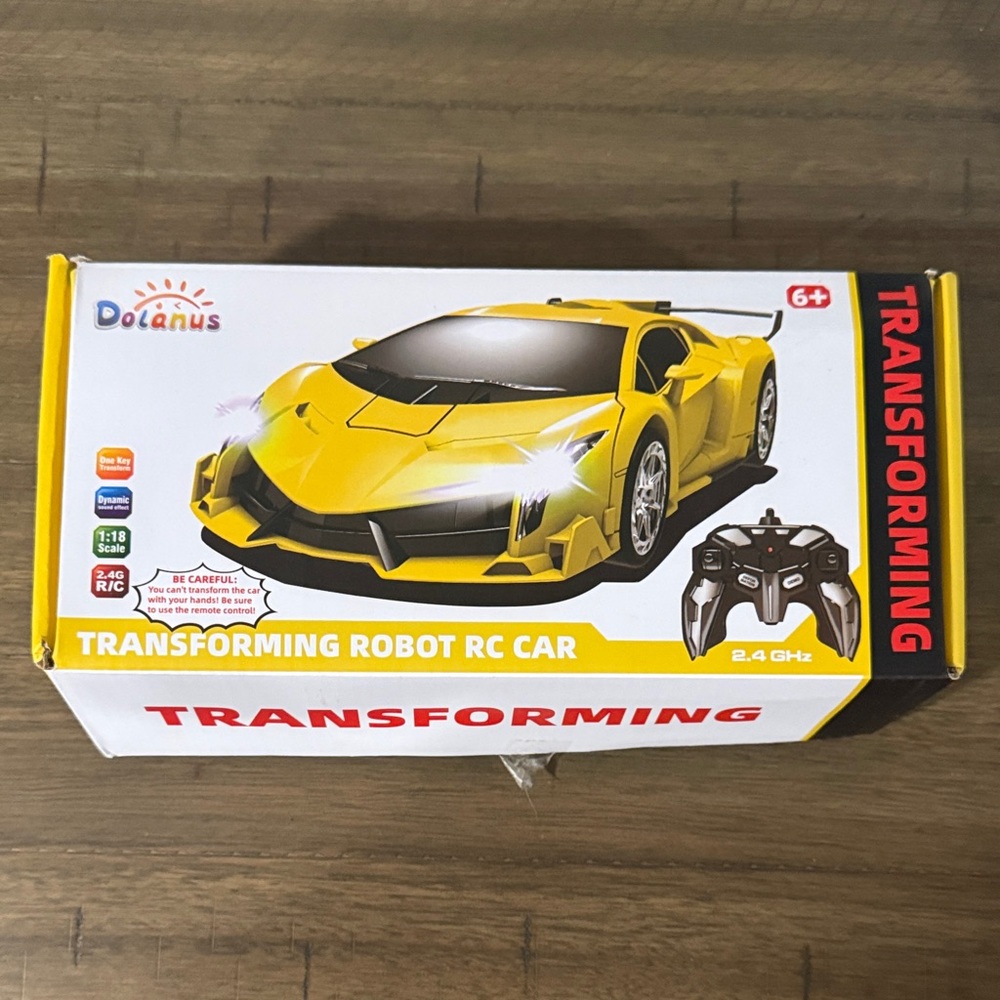 Dolanus Yellow Transforming RC Car